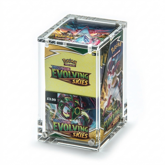 UV Resistant Half Booster Box Acrylic Case
